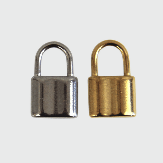 Silver or Gold Stainless Steel Lock Pendant - Boutique Wear RENN