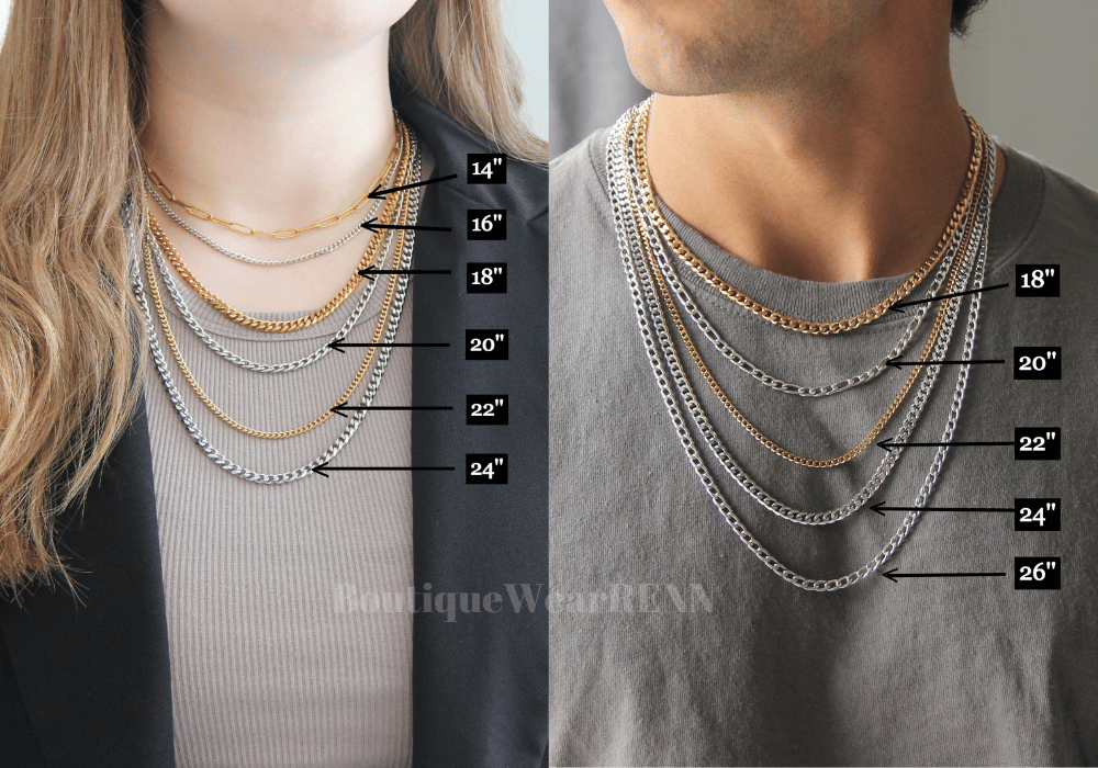 How To Choose The Right Length For Your Necklace? - Boutique Wear RENN