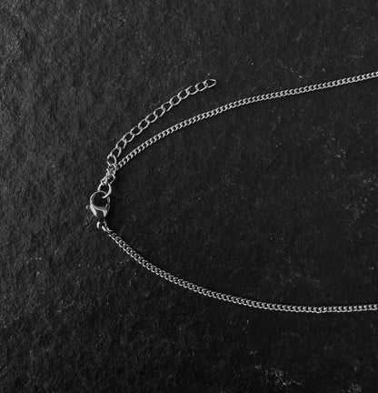 Silver Small Cross Pendant Necklace