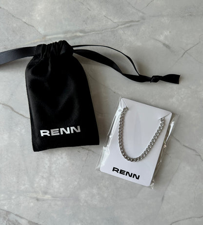 Bracelet de Chaîne Gourmette de 4mm Argentée