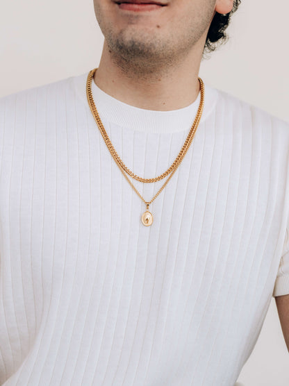 Gold Lightning Bolt Pendant Necklace - Boutique Wear RENN