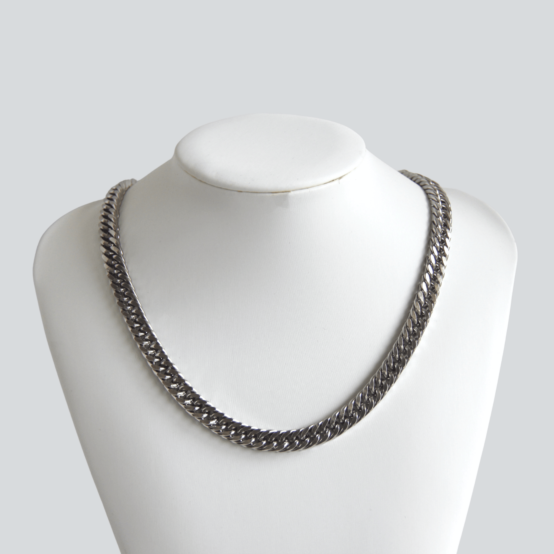 Chunky Silver 7mm Paperclip Link Chain Necklace For Men or Women - Boutique  Wear RENN