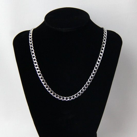 Dainty 3mm Silver Figaro Chain Necklace For Men or Women – Boutique Wear  RENN
