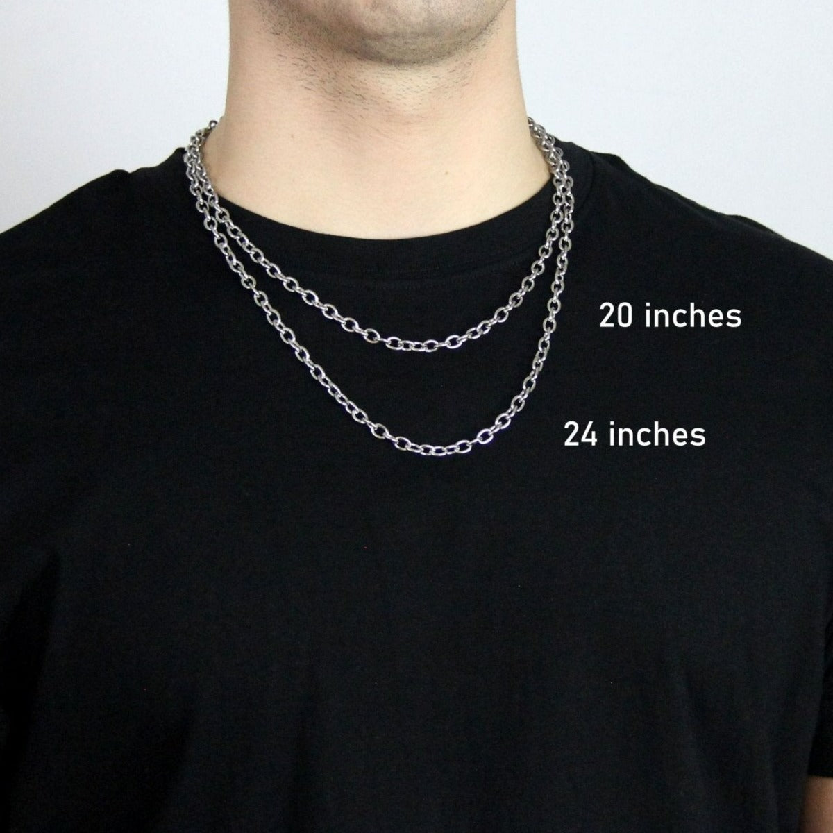 Men's Necklace Lengths Guide | How To Wear A Necklace For Men With Cla –  Azuro Republic
