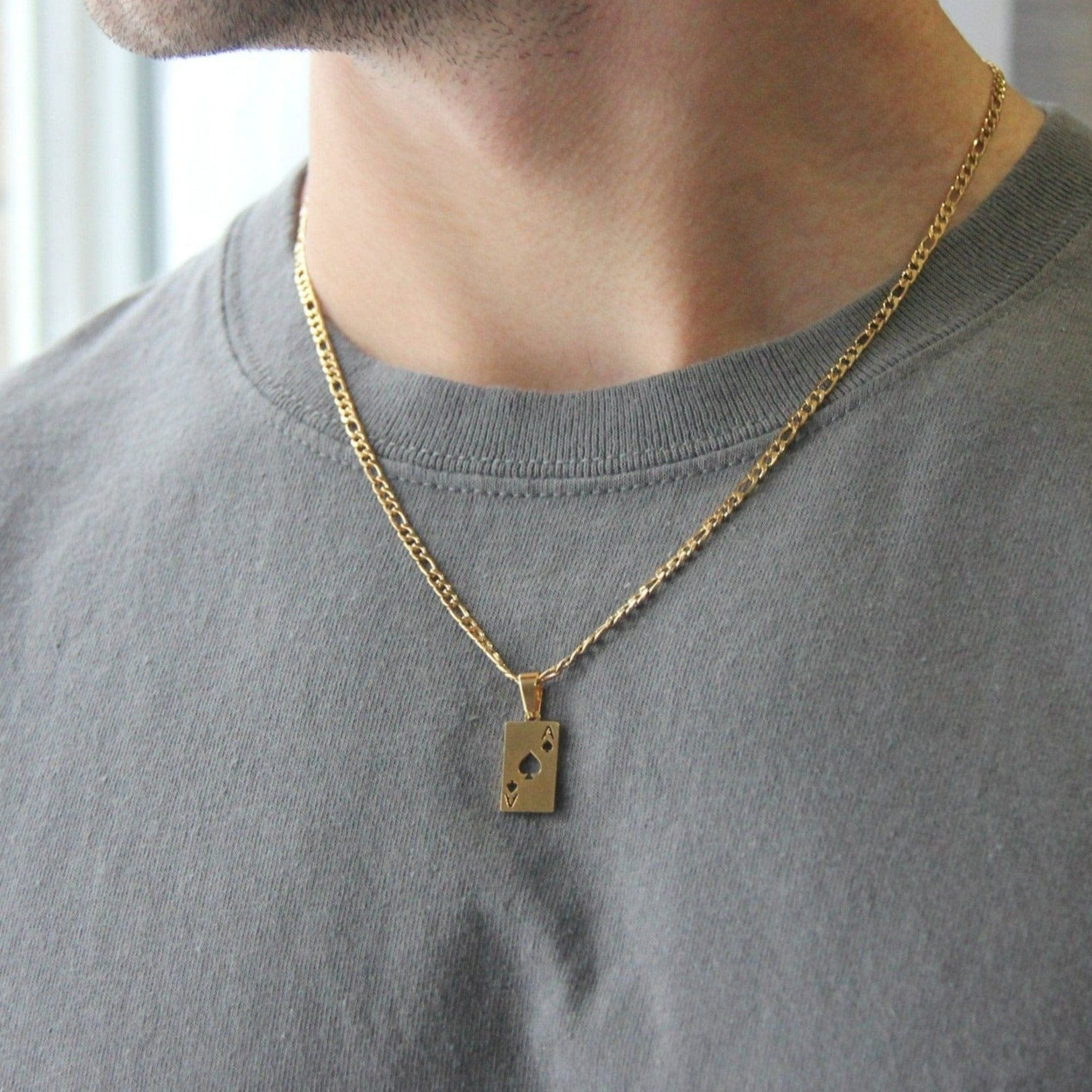 14k Gold Cross Pendant | Men's Necklaces | MANSSION