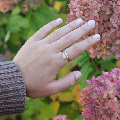 Gold Adjustable Snake Ring For Women - Ring - Boutique Wear RENN