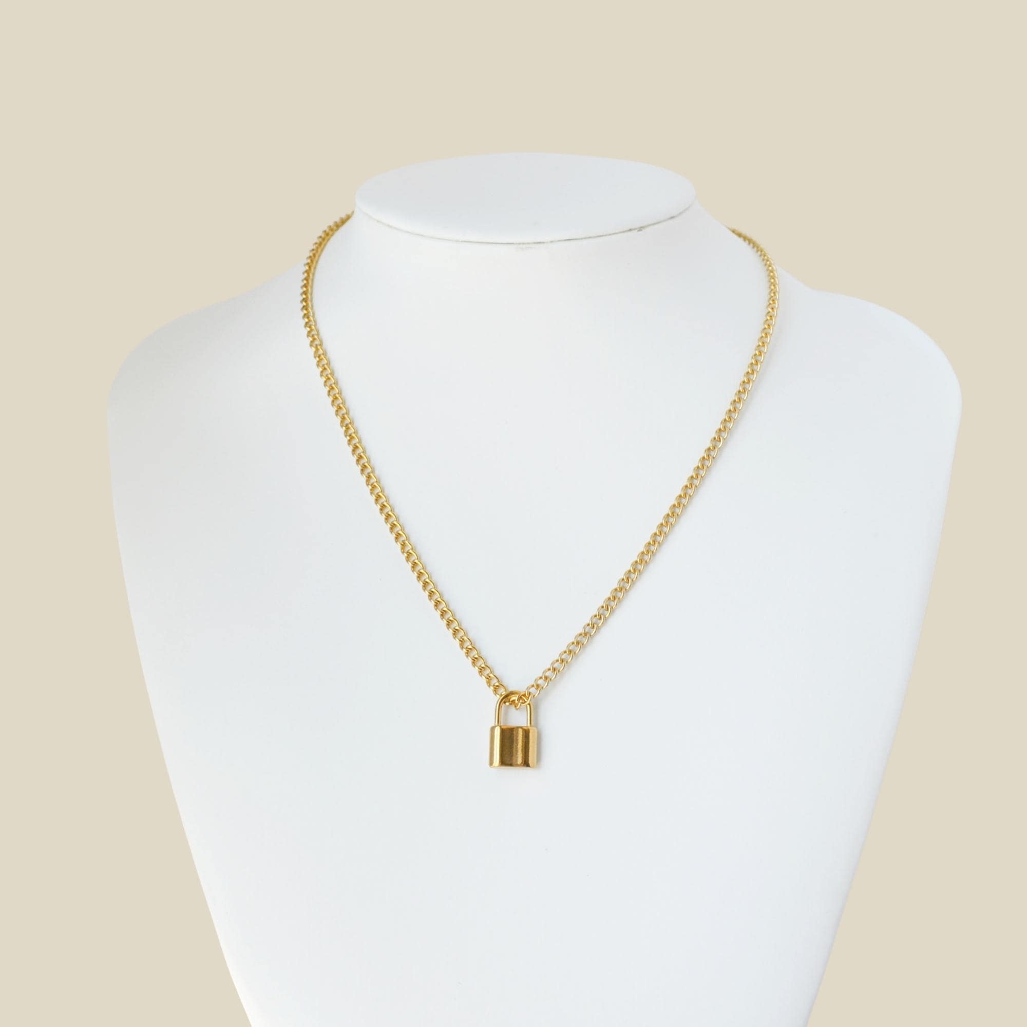 Lock necklace sale brandy