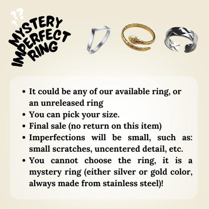 Mystery Imperfect Ring - Ring - Boutique Wear RENN