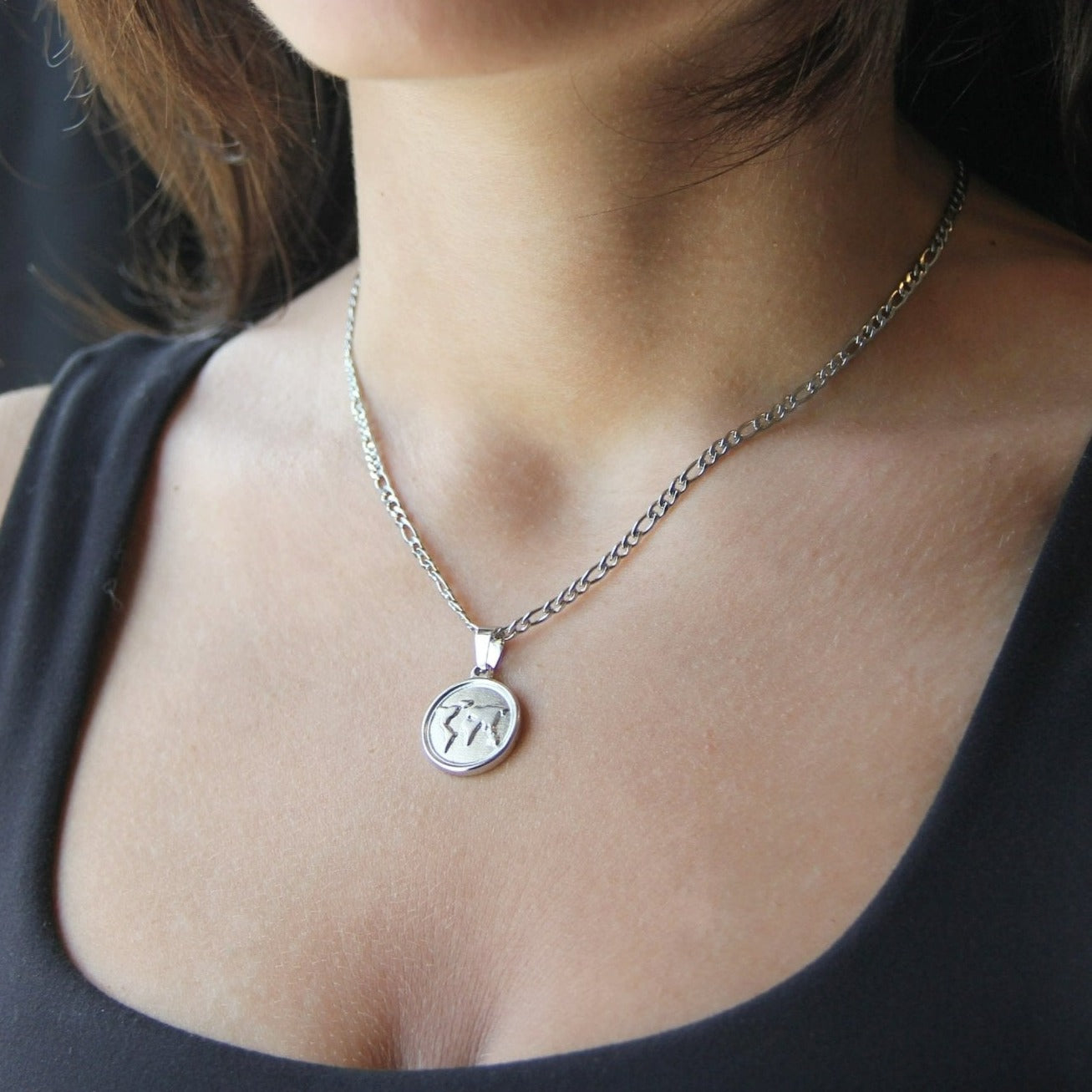 Votexia Women Girls Locket Necklace Platinum| Alibaba.com